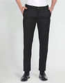 Arrow Newyork Horizontal Stripe Herringbone Trousers