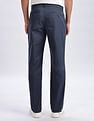 Calvin Klein Jeans Relaxed-Fit Solid Mid Rise Trousers