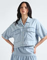 Tommy Hilfiger Chambray Crop Top