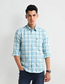 Arrow Sport Tartan Checked Cotton Shirt