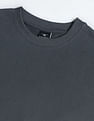 Flying Machine Oversized Solid Sweatshirt
