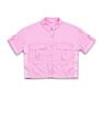 U.S. Polo Assn. Kids Girls Brand Taped Regular Fit Shirt Top