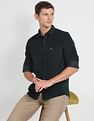 Arrow Sports Solid Corduroy Shirt