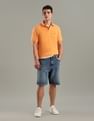 Tommy Hilfiger Solid Regular-Fit Cotton Polo T-Shirt