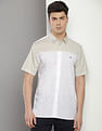 Tommy Hilfiger Colour Block Cotton Shirt