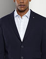 Tommy Hilfiger Notch Collar Rib Knit Blazer