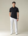 U.S. Polo Assn. All Over Brand Print Polo Shirt