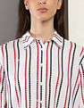 Tommy Hilfiger Viscose Geometric Print Relaxed Fit Shirt