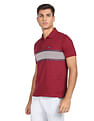 Arrow Sports Horizontal Stripe Cotton Polo Shirt