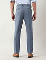 Arrow Slim Fit Textured Trousers
