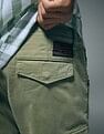 Flying Machine Cotton Stretch Twill Cargo Pants