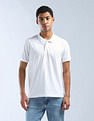 Flying Machine Geometric Printed Regular Fit Polo Shirt
