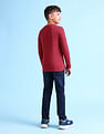 U.S. Polo Assn. Kids Boys Embroidered Logo Long Sleeve Cotton T-Shirt