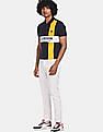 U.S. Polo Assn. Embroidered Logo Colour Block Polo Shirt
