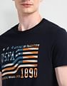 U.S. Polo Assn. Denim Co. Brand Printed Cotton T-Shirt