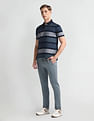 Arrow Sports Solid Dobby Trousers