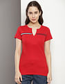 Tommy Hilfiger V-Neck Cotton Tracey T-Shirt