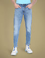 Flying Machine Slim Tapered Fit Stone Wash Authentic Signature Jeans