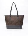 Tommy Hilfiger Logo Black Polyester Tote Bag