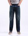Flying Machine Freddie Slim Straight Fit Stone Wash Jeans