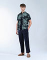 Flying Machine Color Of Home Floral Printed Shirt