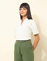 U.S. Polo Assn. Women Regular Fit Solid Top