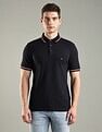 Tommy Hilfiger Solid Slim-Fit Cotton Polo T-Shirt