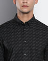 Tommy Hilfiger All Over Script Slim Flex Shirt