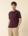 U.S. Polo Assn. Solid Slim Fit Varsity Polo Shirt