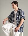 Tommy Hilfiger Printed Regular Fit Viscose Shirt