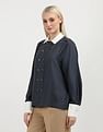 Tommy Hilfiger Relaxed Fit Silk Shirt