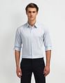 Arrow Newyork Pinstriped Slim Fit Shirt