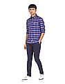 U.S. Polo Assn. Spread Collar Checked Casual Shirt