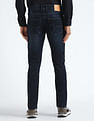 Flying Machine Mid Rise Slash Slim Tapered Jeans