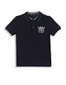 Tommy Hilfiger Kids Printed Regular Fit Polo T-Shirt