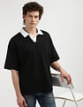Calvin Klein Open Collar Polo Sweatshirt