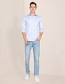 U.S. Polo Assn. Spread Collar All Over Print Casual Shirt