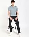 Calvin Klein Jeans Solid Regular-Fit Cotton Polo T-Shirt