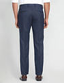 Arrow Mid Rise Dobby Formal Trousers