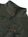 Flying Machine High Neck Panel Solid Jacket