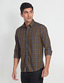 Arrow Sports Manhattan Slim Fit Tartan Casual Shirt
