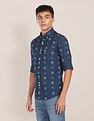 U.S. Polo Assn. Back Pleat Printed Casual Shirt