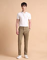 U.S. Polo Assn. Super Slim Fit Satin Chinos