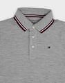 Tommy Hilfiger Kids Boys Heathered Regular-Fit Cotton Polo Shirt
