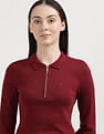Tommy Hilfiger Mango Zip Slim Fit Polo Shirt