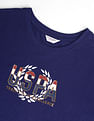 U.S. Polo Assn. Women Brand Print Cotton Slub T-Shirt