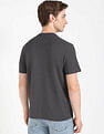 Calvin Klein Jeans Charcoal Grey Solid T-shirt Classic Essential