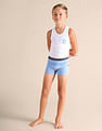 USPA Innerwear Boys Solid Cotton Spandex EKT03 Trunks - Pack Of 2