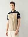 Arrow Sport Colourblocked Regular Fit Polo Shirt