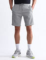 USPA Active Heathered Slim Fit Active Shorts